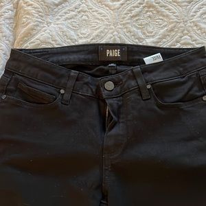 Paige black denim